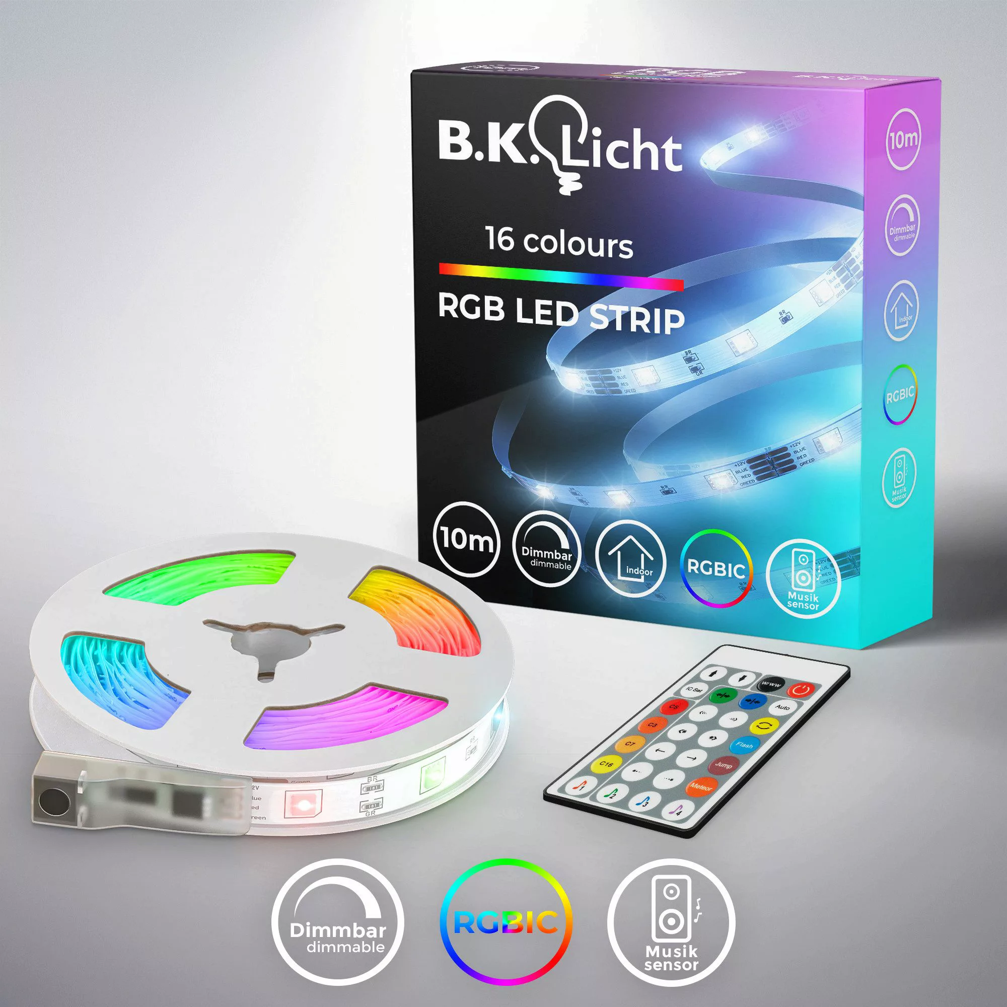 B.K.Licht LED-Streifen 10m Magic RGB Band günstig online kaufen