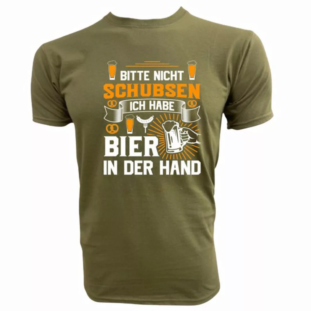 PAULGOS Strandshirt Herren T-Shirt "Bitte nicht schubsen, ich habe Bier in günstig online kaufen