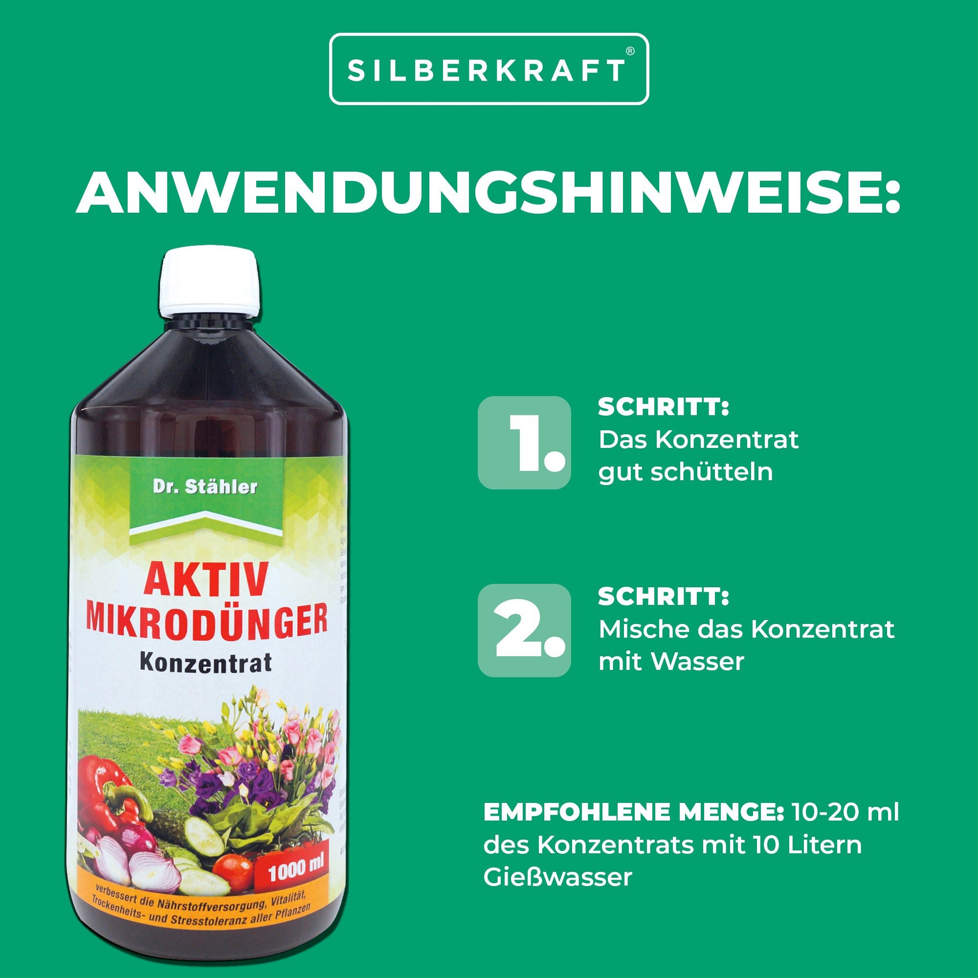 Silberkraft Pflanzenstärkungsmittel Aktiv Mikrodünger Konzentrat - günstig online kaufen