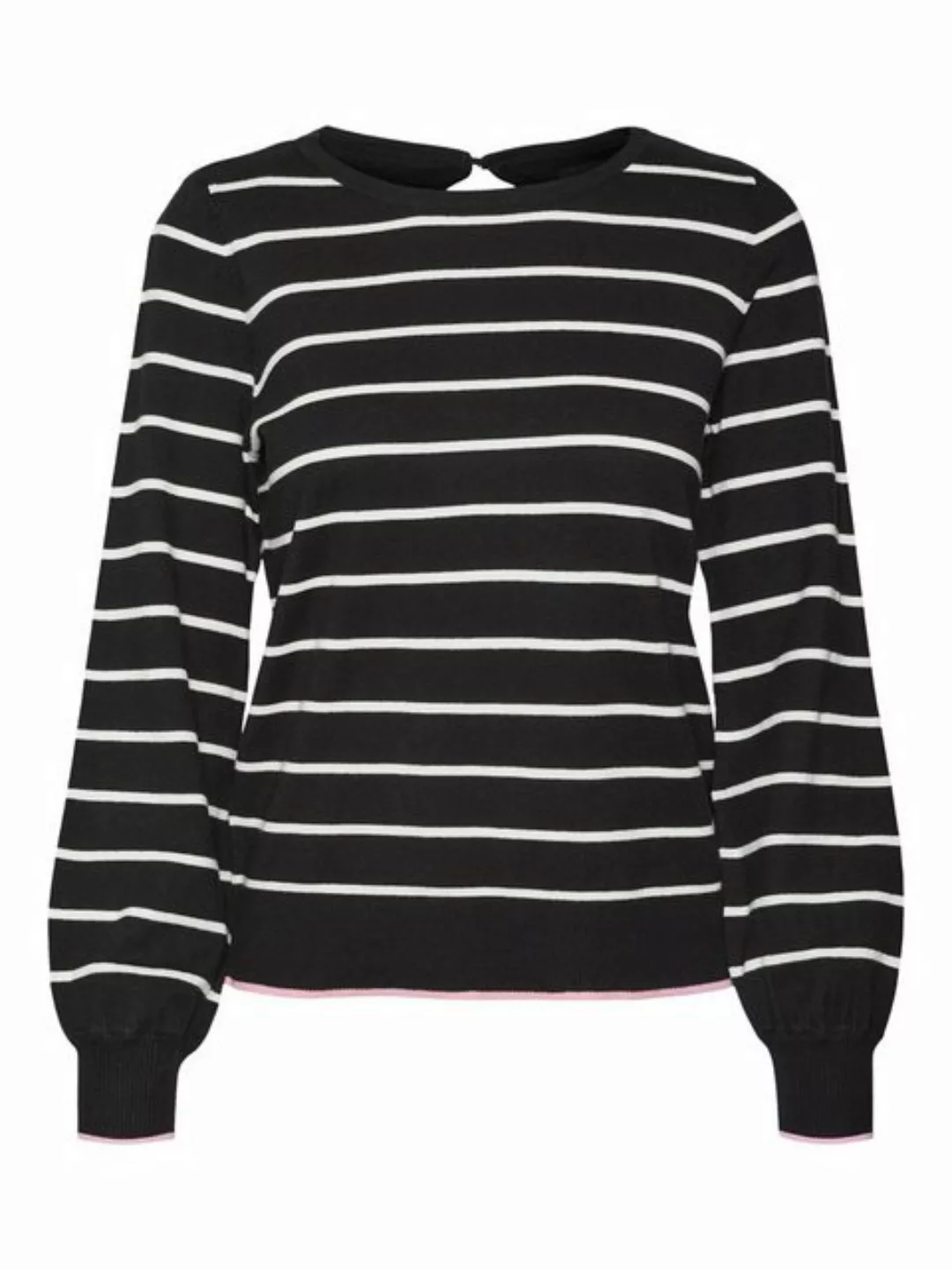 Vero Moda Strickpullover VMALMA LS O-NCK BUTTON BACK PULLOVER BOO günstig online kaufen