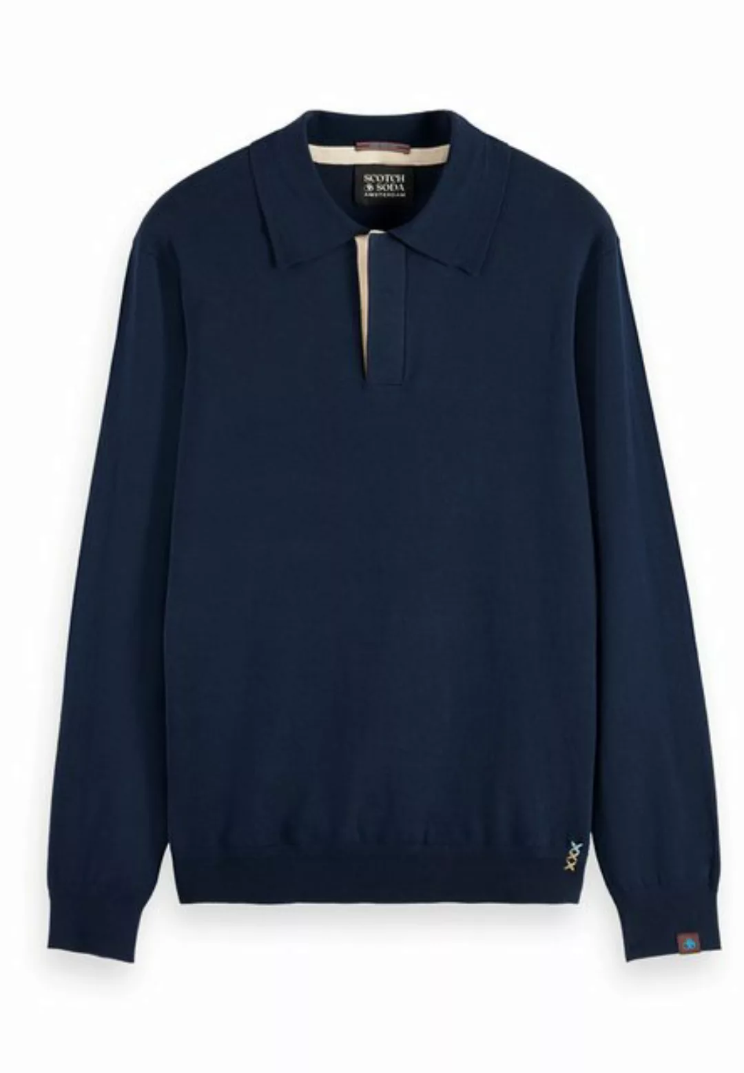 Scotch & Soda Strickpullover Pullover Strick-Poloshirt (1-tlg) günstig online kaufen