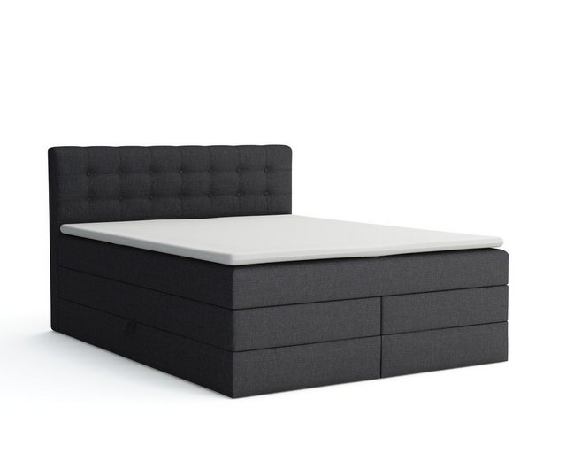 Deine Möbel 24 Boxspringbett SANTE Echtes Boxspringbett Polsterbett Komplet günstig online kaufen