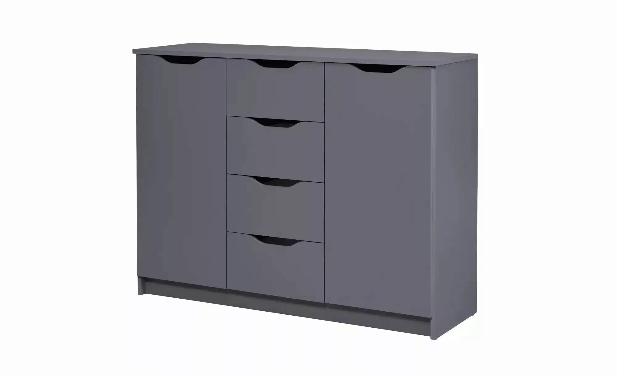 Sideboard  Silenzia ¦ grau ¦ Maße (cm): B: 122 H: 92 Kommoden & Sideboards günstig online kaufen