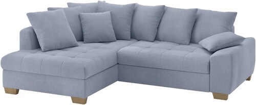 Mr. Couch Ecksofa »Nikita II, L-Form«, Wahlweise mit Bettfunktion, Bettkast günstig online kaufen
