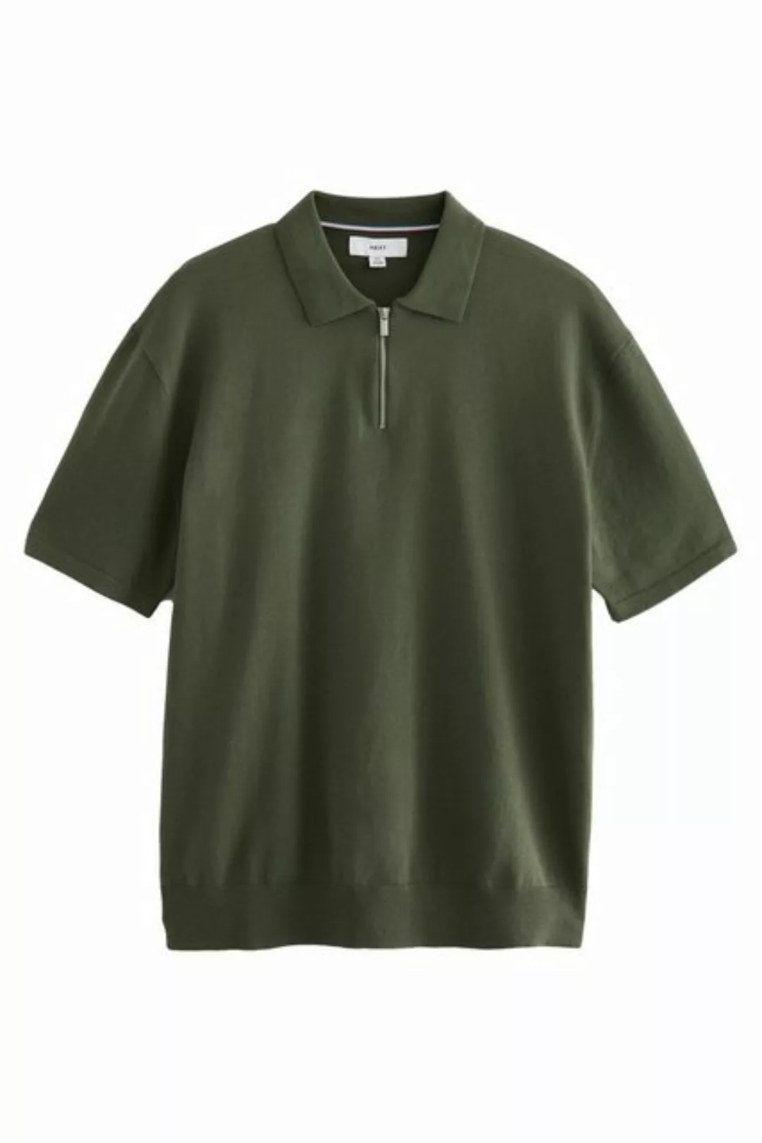 Next Poloshirt Regular Fit Strick-Polohemd mit Reißverschluss (1-tlg) günstig online kaufen