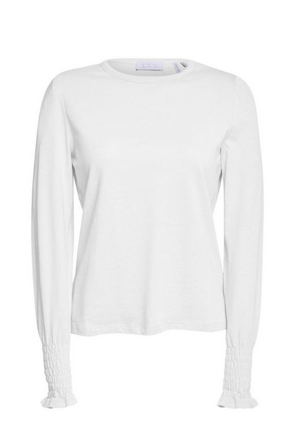 Rich & Royal T-Shirt Organic Slub Longsleeve, white günstig online kaufen