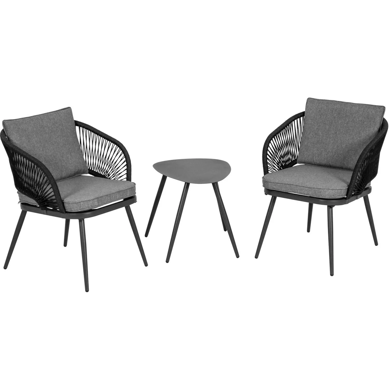 Greemotion Balkon-Set Lyon Stahl Anthrazit 3-tlg. günstig online kaufen