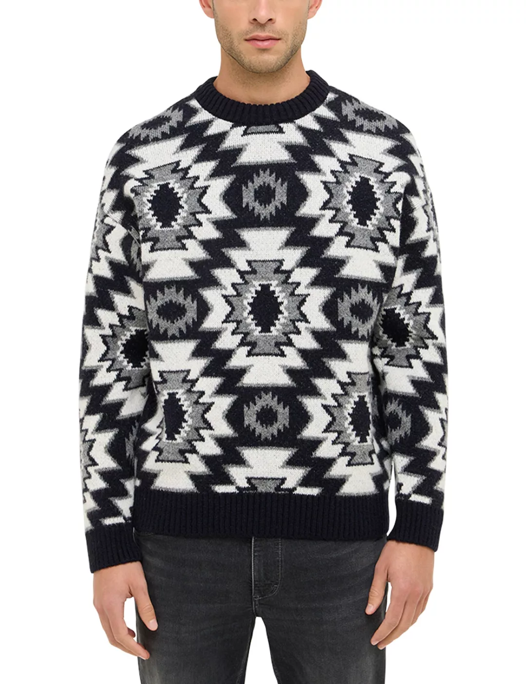 MUSTANG Sweater "Herren Style Bloomfield" günstig online kaufen