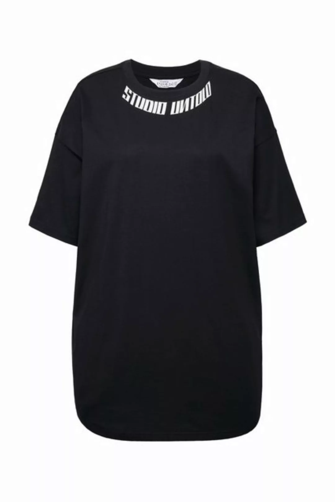 Studio Untold Rundhalsshirt T-Shirt oversized Hals-Statemen günstig online kaufen