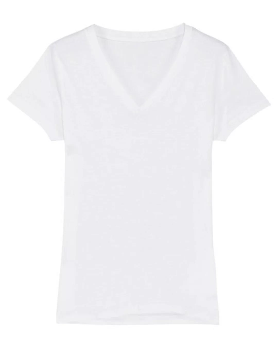 Damen V-neck T-shirt "Evolution - Respect Rescue" günstig online kaufen