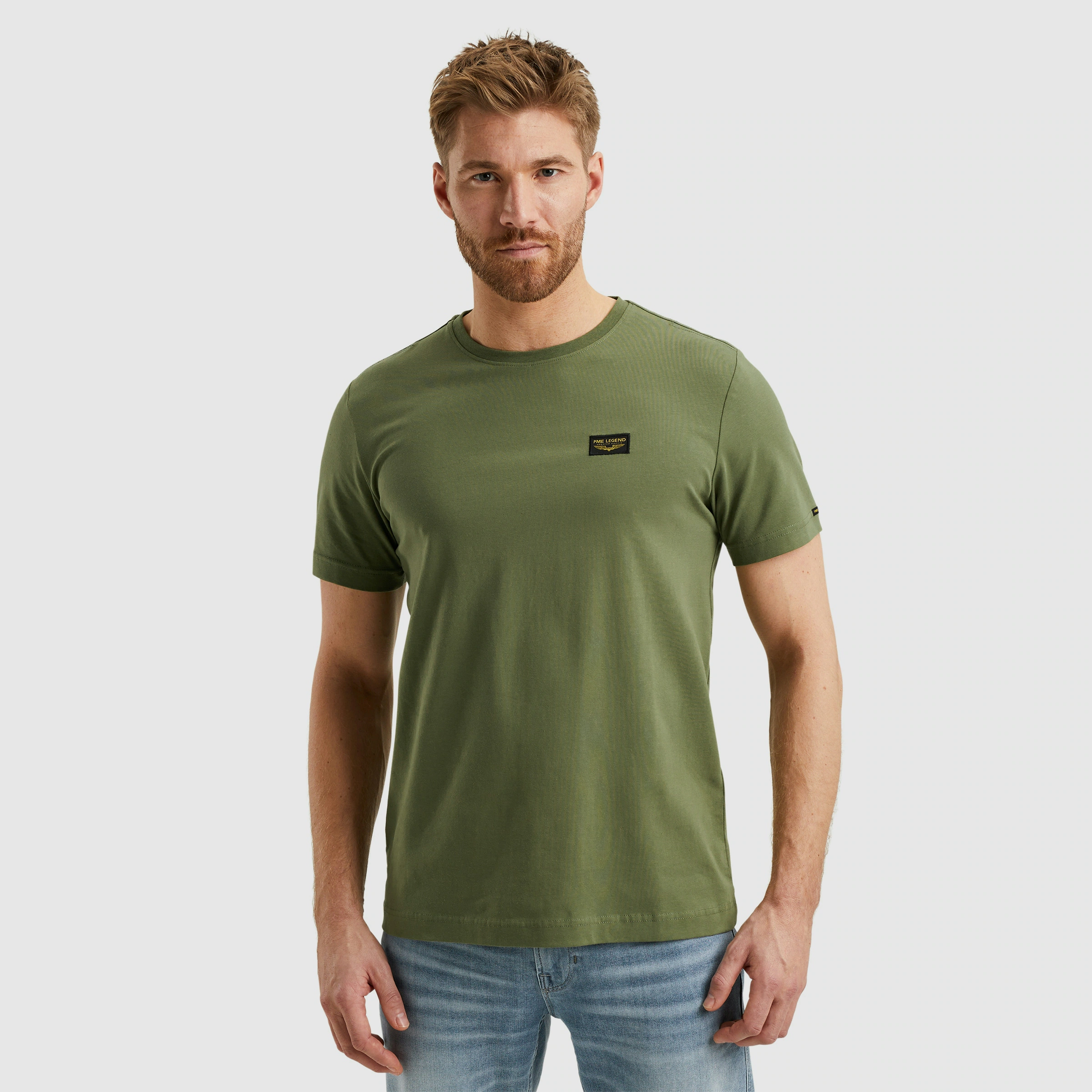 PME Legend Herren Rundhals T-Shirt GUYVER - Regular Fit günstig online kaufen