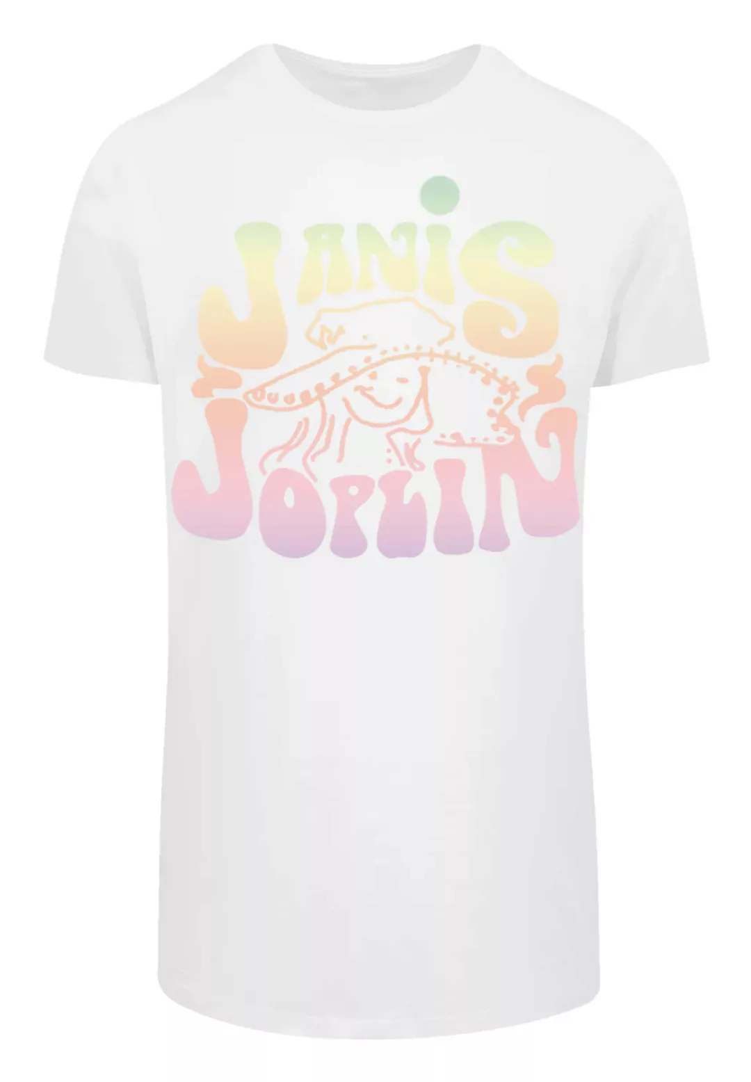 F4NT4STIC T-Shirt "PLUS SIZE Janis Joplin Pastel Logo", Print günstig online kaufen