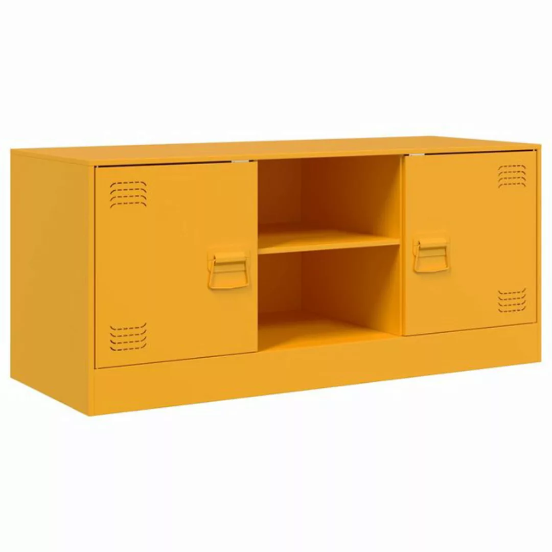 vidaXL Schrankmodule TV-Schrank Senfgelb 99x39x44 cm Stahl günstig online kaufen