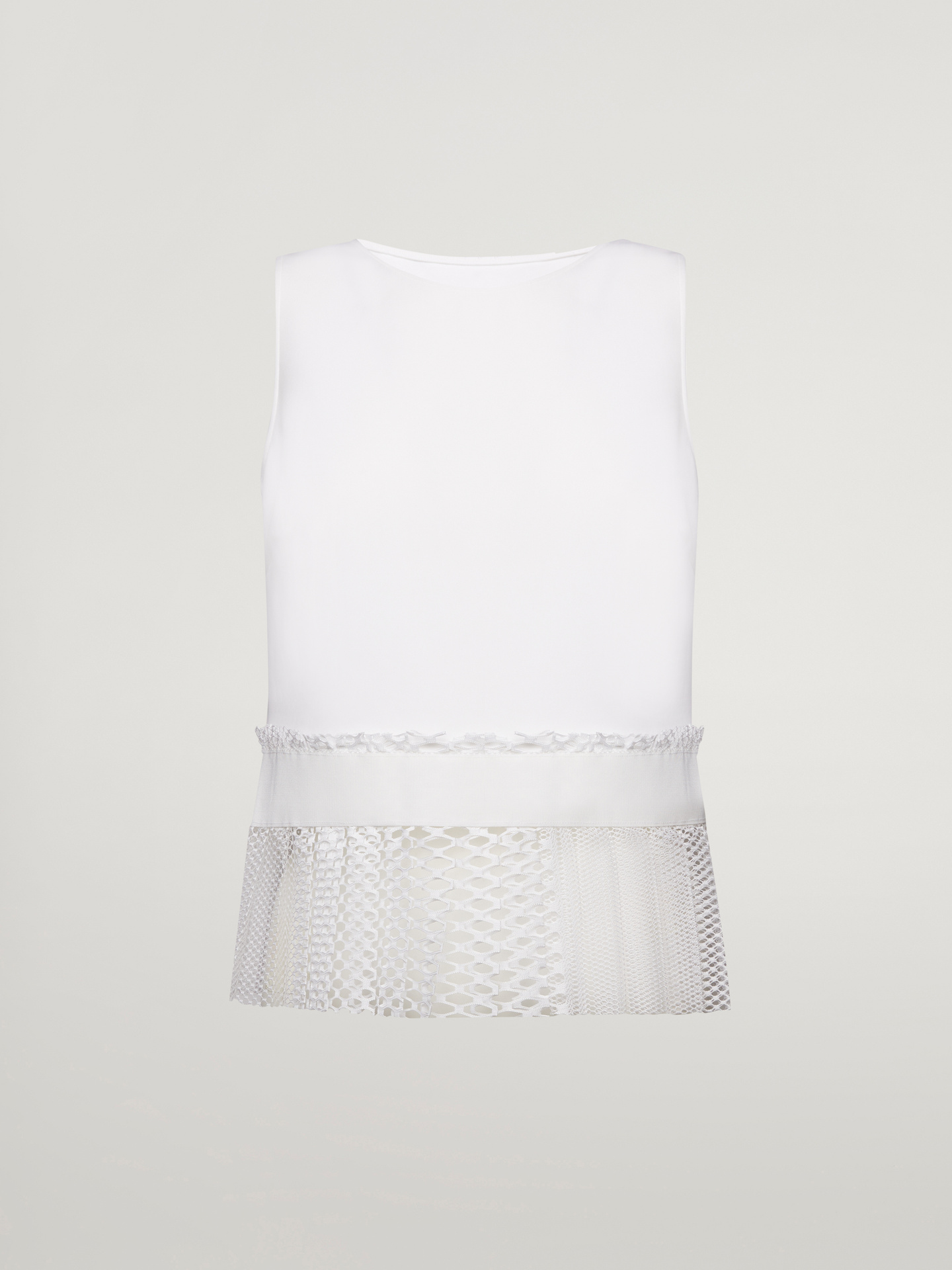 Wolford - Fading Net Top Sleeveless, Frau, white, Größe: M günstig online kaufen