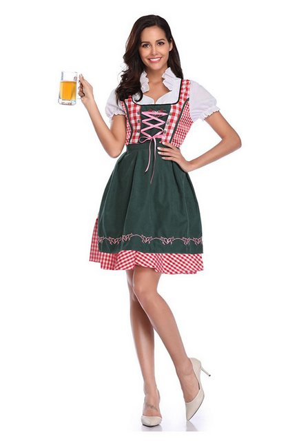 thematys Dirndl Damen Trachtenkleid inkl. Trachtenrock, Dirndlbluse & Dirnd günstig online kaufen