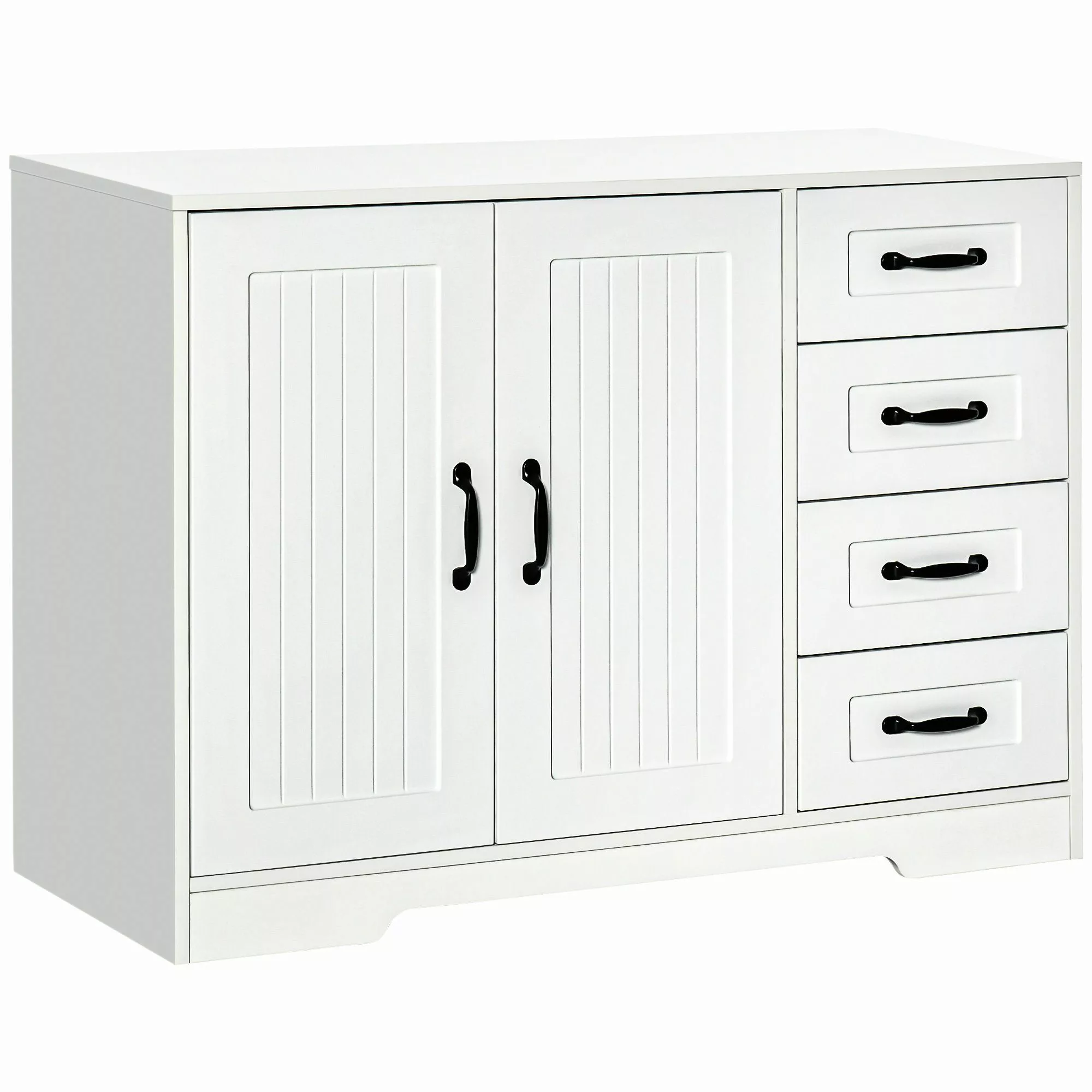 HOMCOM Sideboard Sideboard Aufbewahrungsschrank mit 4 günstig online kaufen