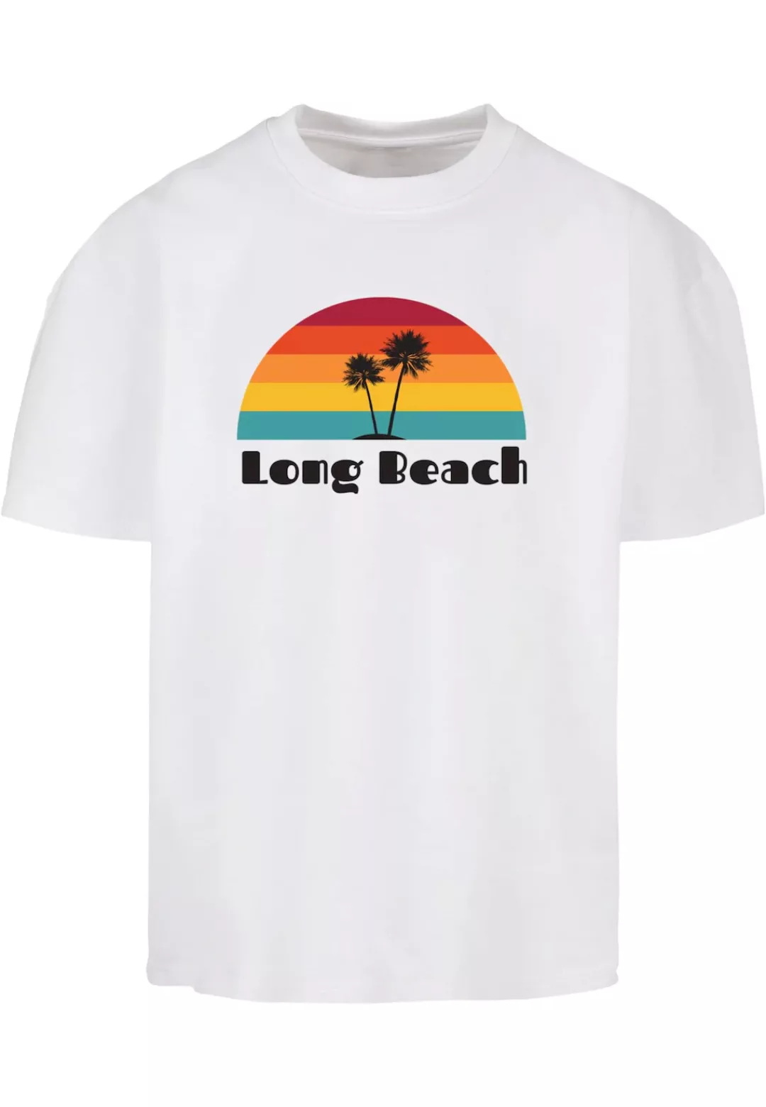 Merchcode T-Shirt "Merchcode Herren Long Beach Ultra Heavy Cotton Box T-Shi günstig online kaufen