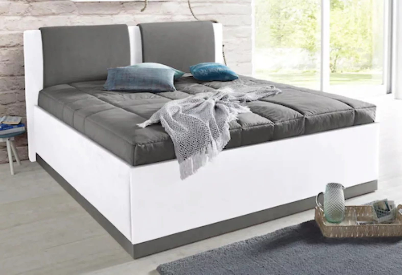 Westfalia Schlafkomfort Polsterbett, mit Bettkasten und Tagesdecke günstig online kaufen