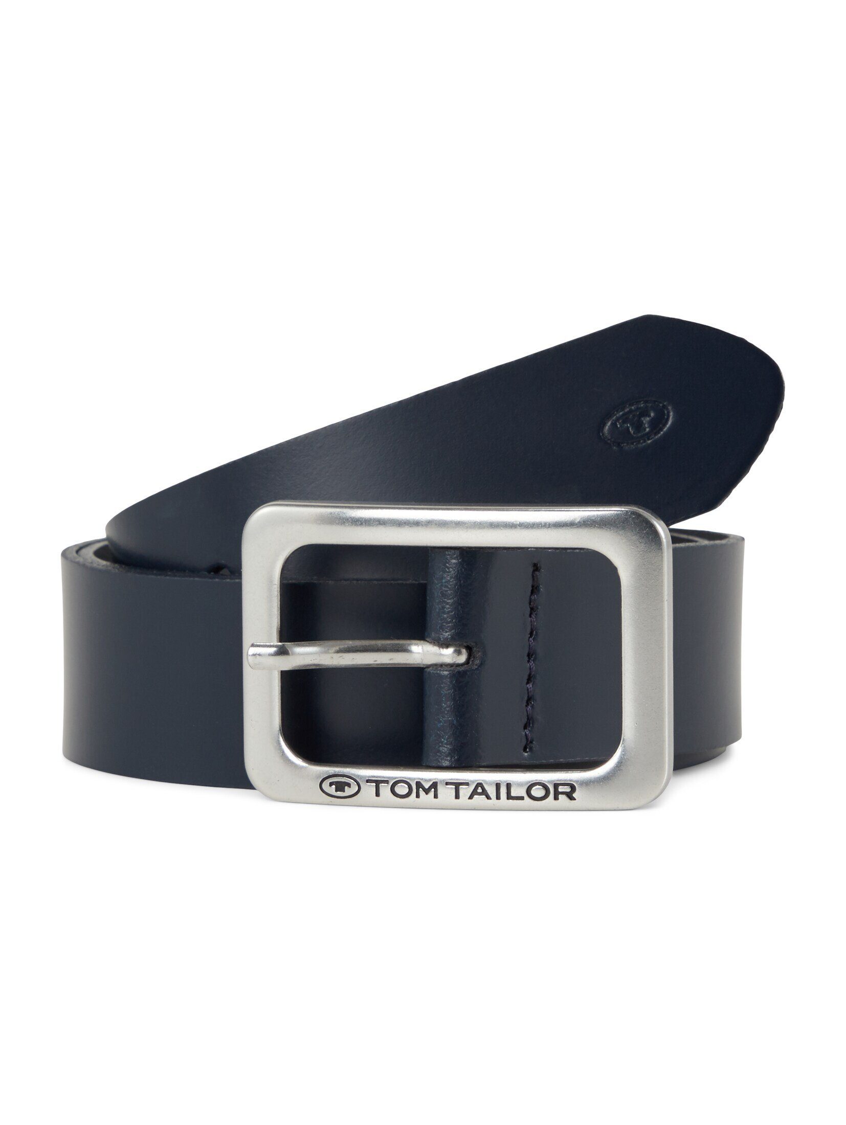 TOM TAILOR Ledergürtel TTEVE Ledergürtel mit günstig online kaufen