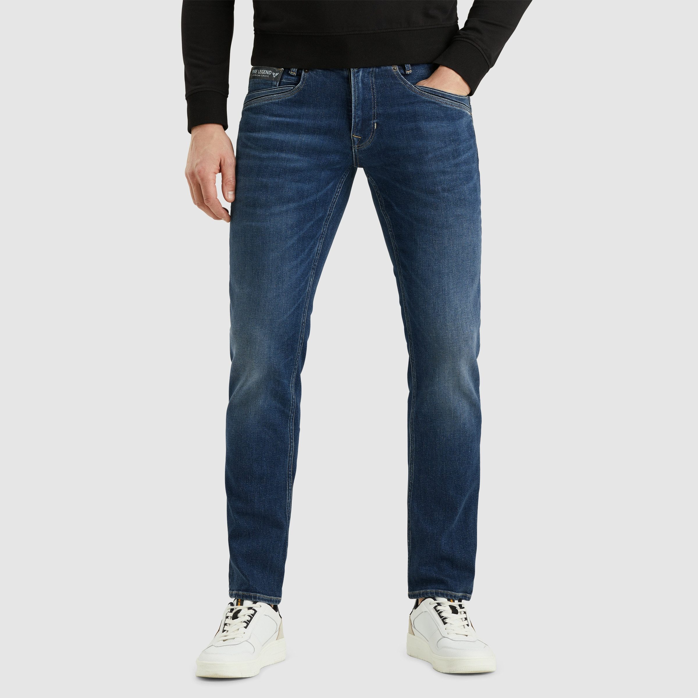 PME Legend Herren Jeans SKYRAK - Low Waist - Regular Fit - Blau günstig online kaufen