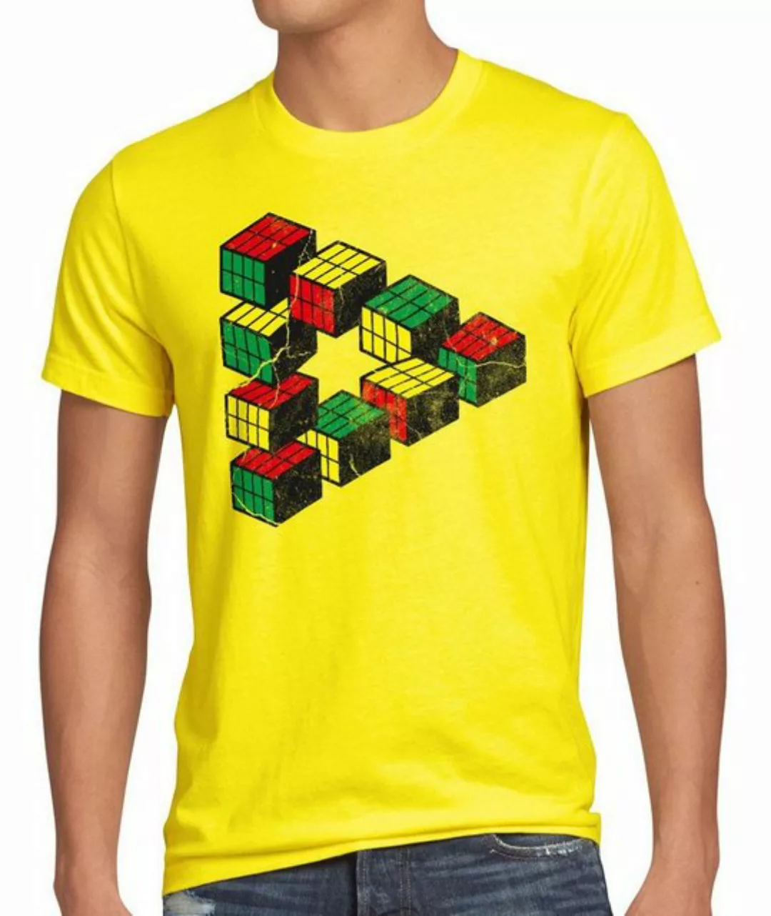 style3 Print-Shirt Herren T-Shirt Cube Big Bang Sheldon Escher Cooper Penro günstig online kaufen