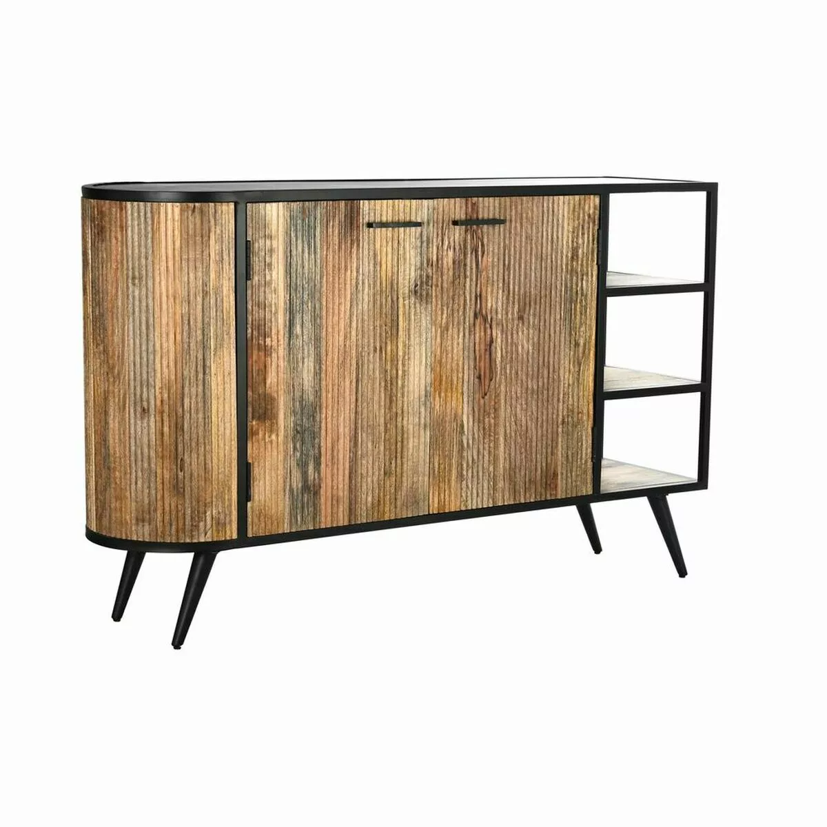 Anrichte Dkd Home Decor Braun Schwarz Metall Mango-holz günstig online kaufen