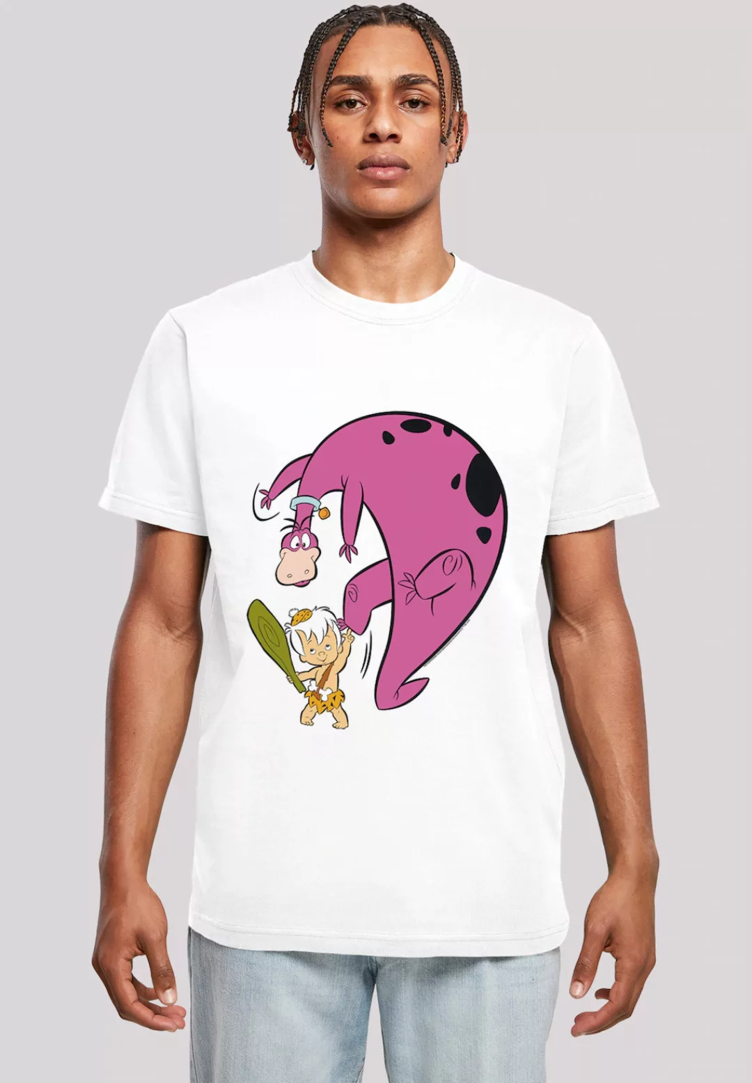 F4NT4STIC T-Shirt "T-Shirt Die Familie Feuerstein Bamm Bamm And Dino", Herr günstig online kaufen