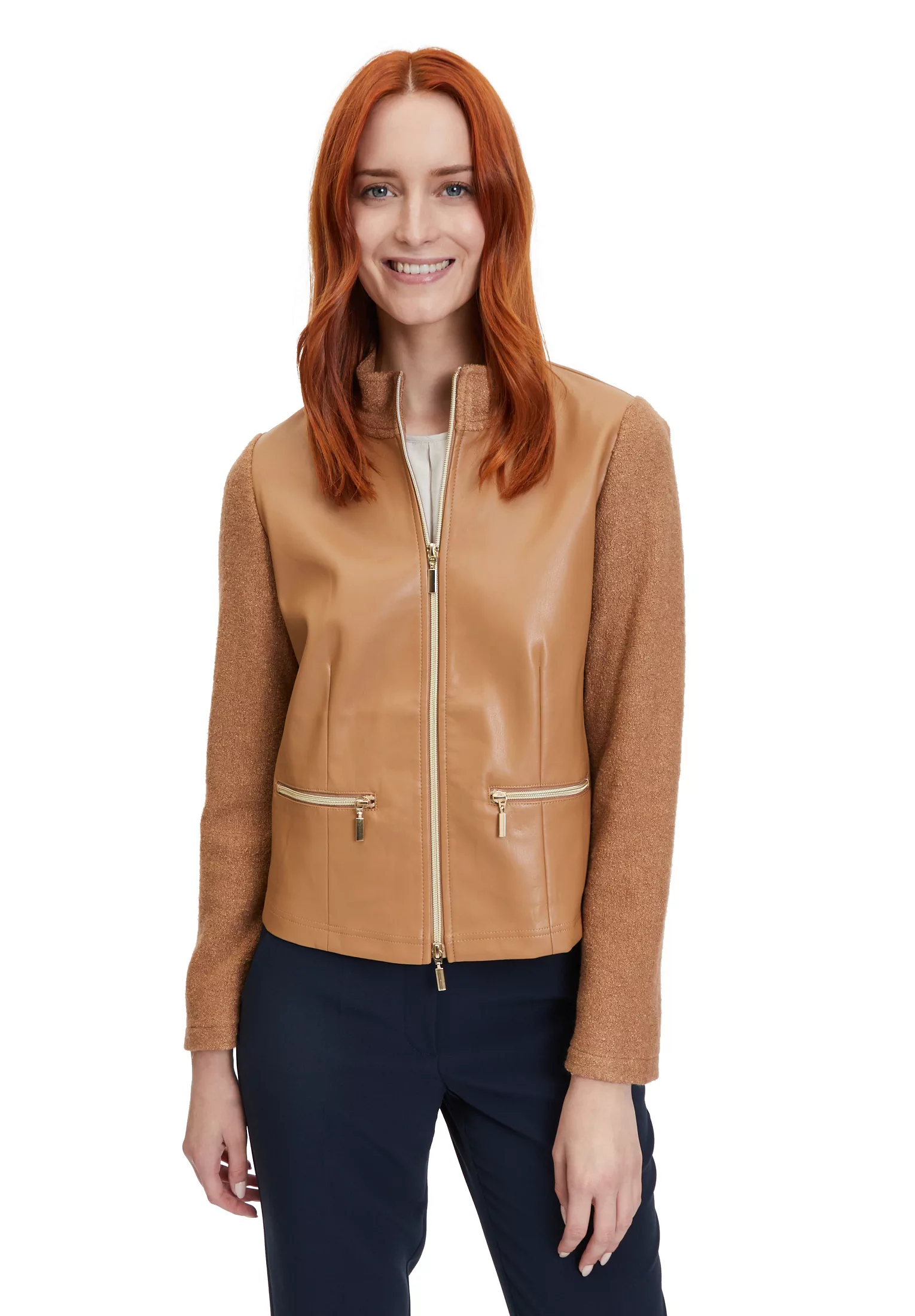 Betty Barclay Jackenblazer "Betty Barclay Blazer-Jacke mit Stehkragen", Mat günstig online kaufen