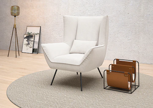 INOSIGN Sessel "Kilrea Relaxsessel, Ohrensessel", Extra hohe Rückenlehne günstig online kaufen