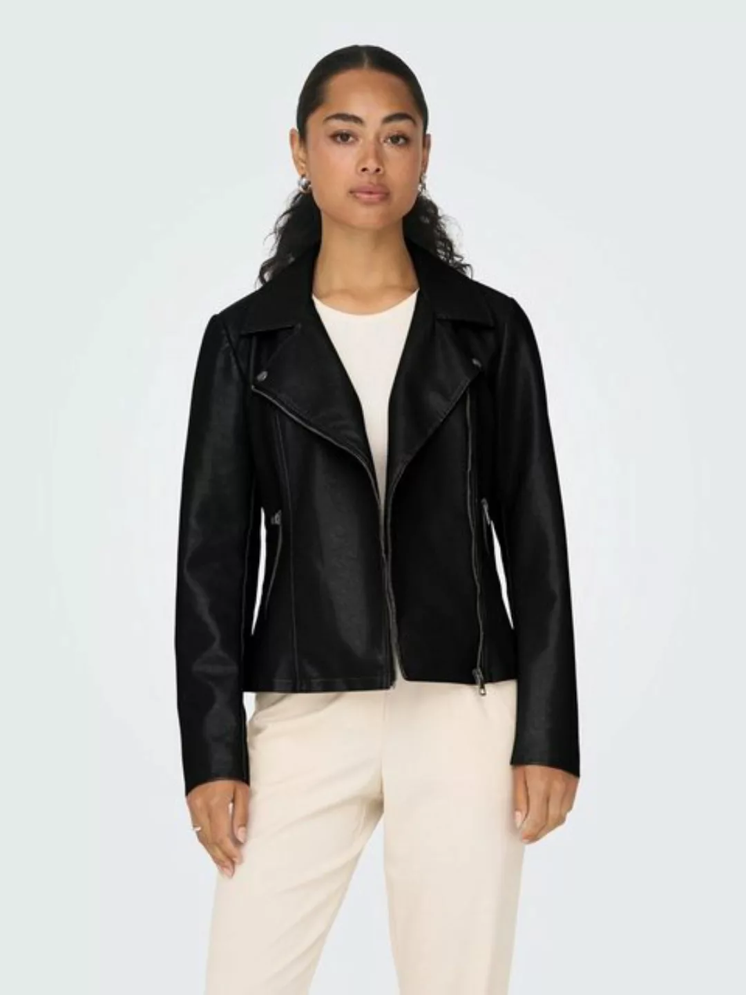 ONLY Lederimitatjacke ONLNEWMELISA FAUX LEATHER BIKER CC OTW günstig online kaufen