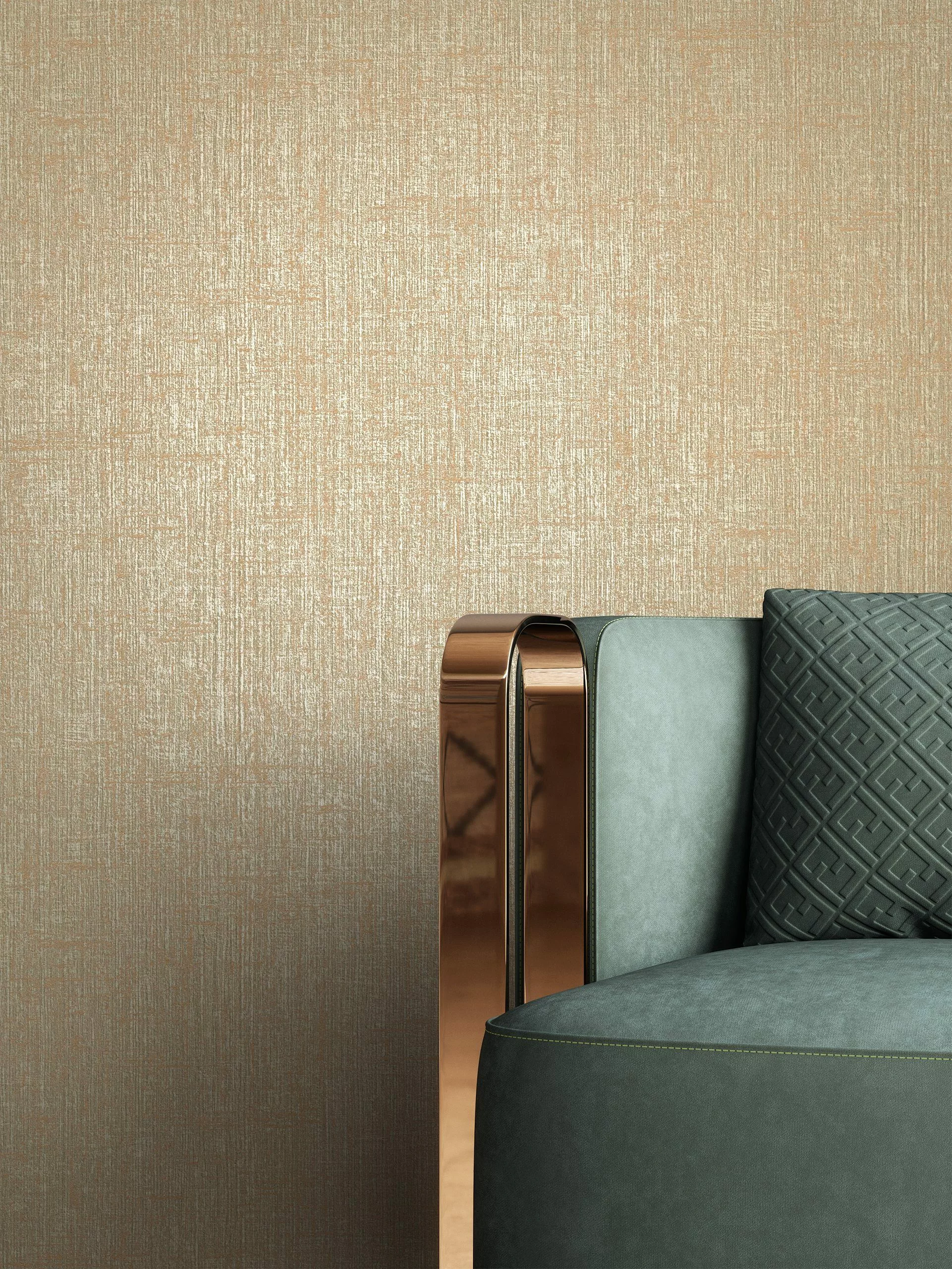 Newroom Vliestapete, Taupe Tapete Uni Leicht günstig online kaufen