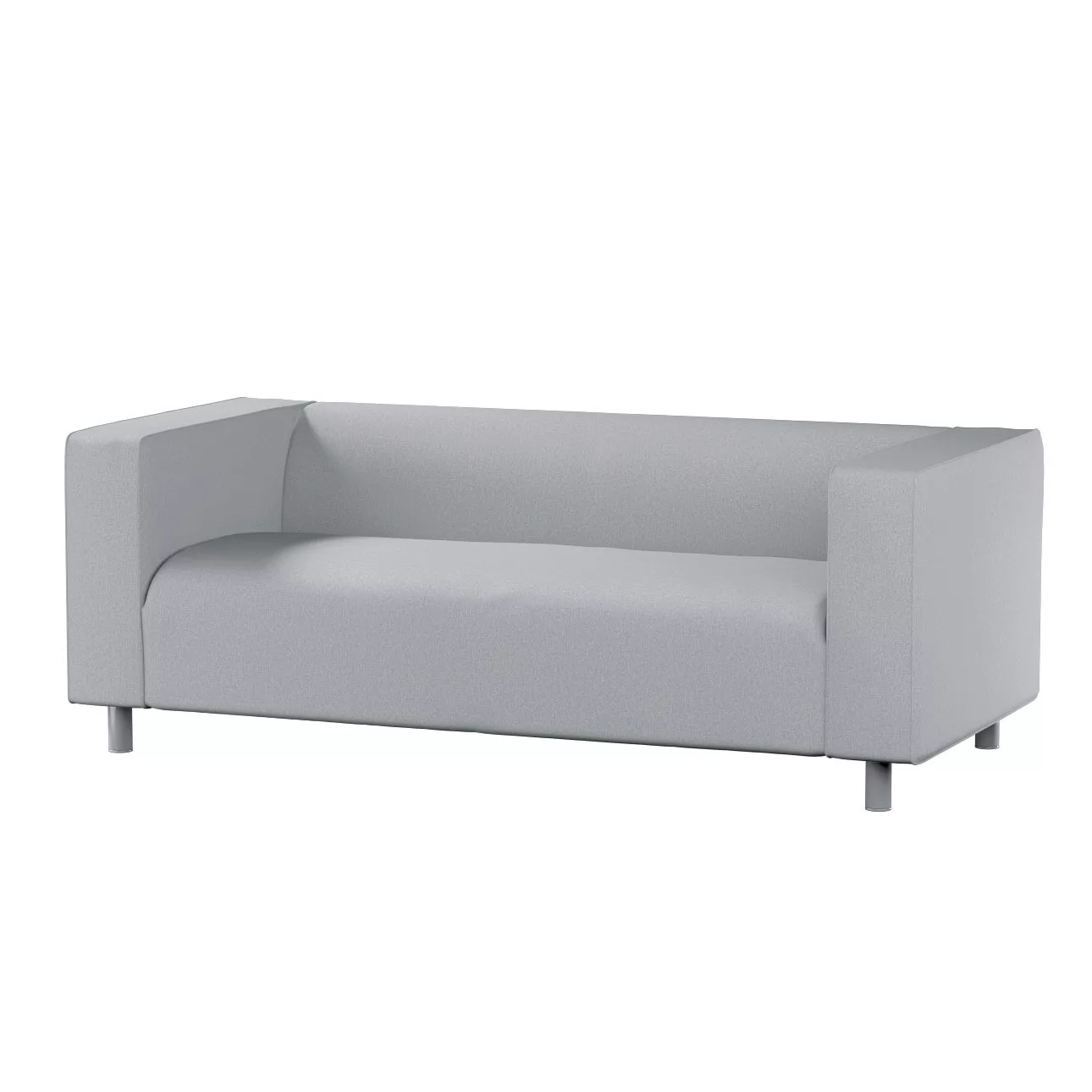 Bezug für Klippan 2-Sitzer Sofa, grau, Sofahusse, Klippan 2-Sitzer, Amsterd günstig online kaufen