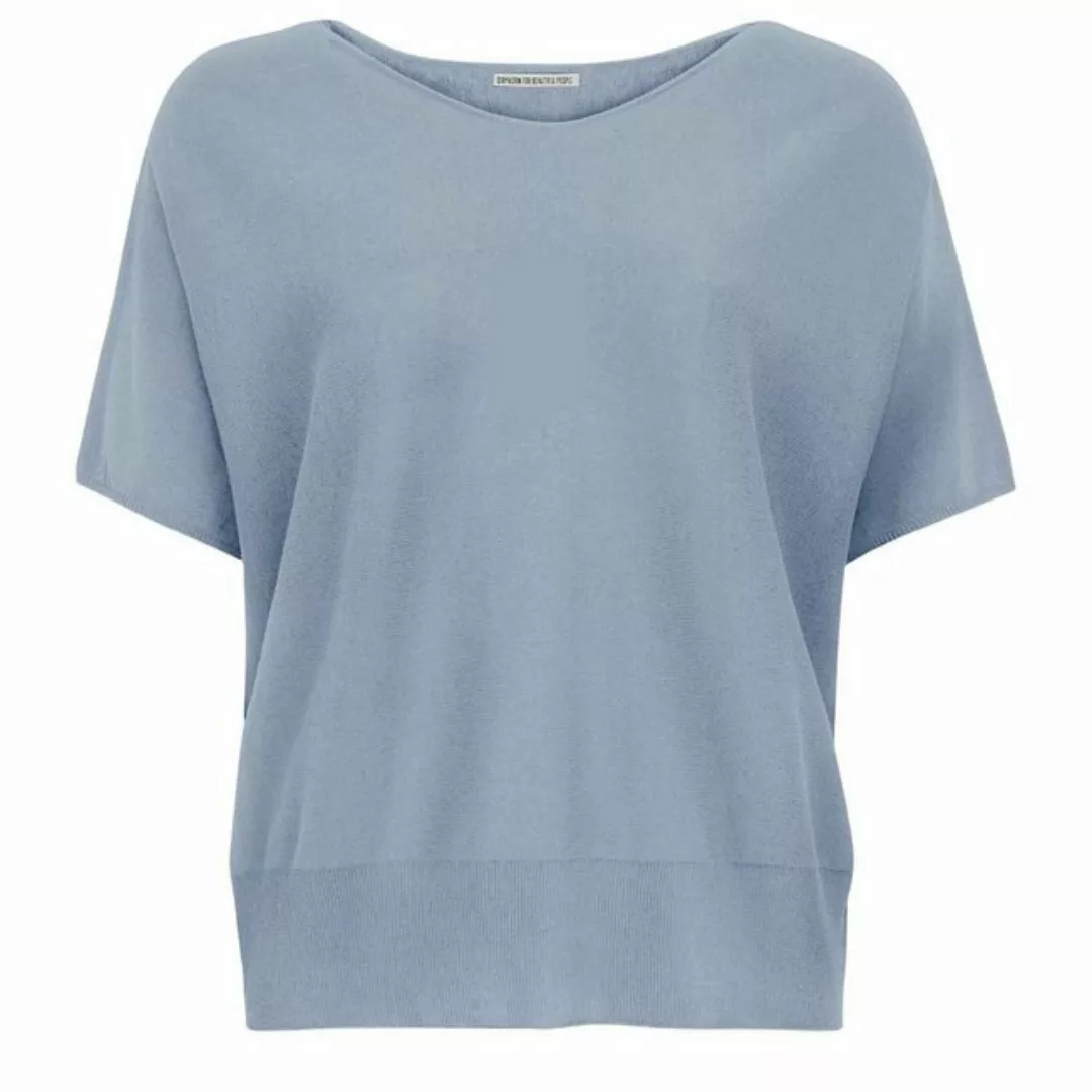 Drykorn Stehkragenshirt Strickshirt SOMELI aus Baumwolle günstig online kaufen