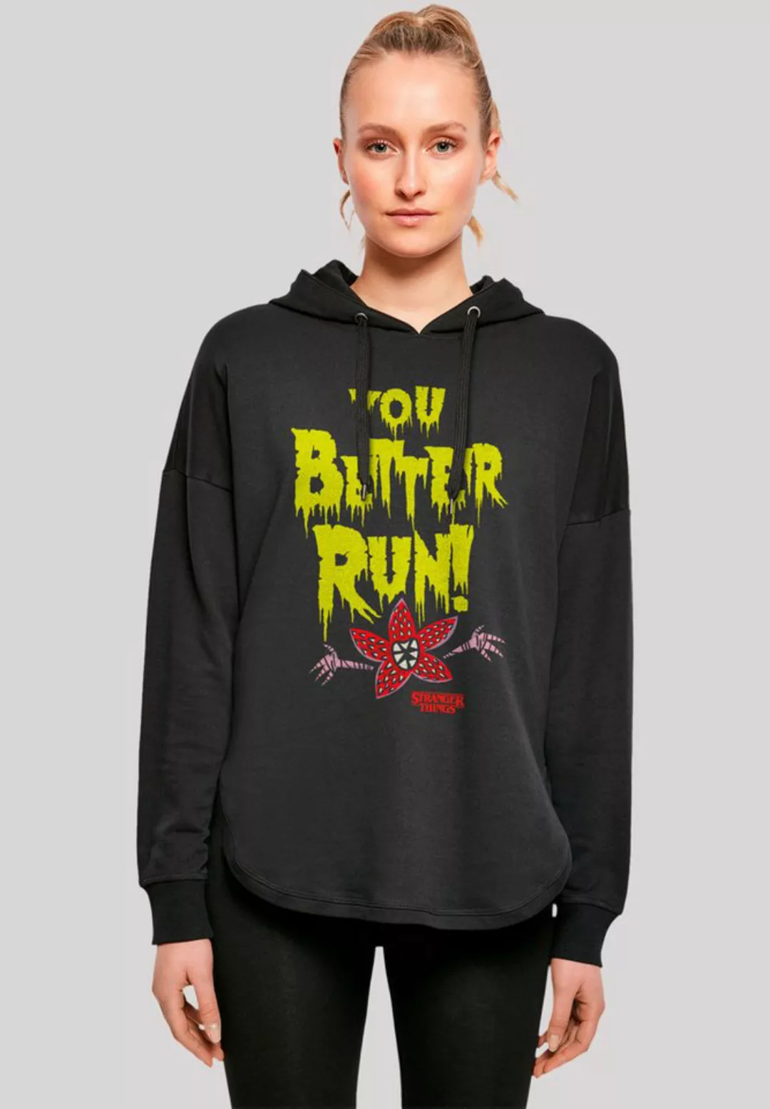 F4NT4STIC Kapuzenpullover "Stranger Things You Better Run Netflix TV Series günstig online kaufen