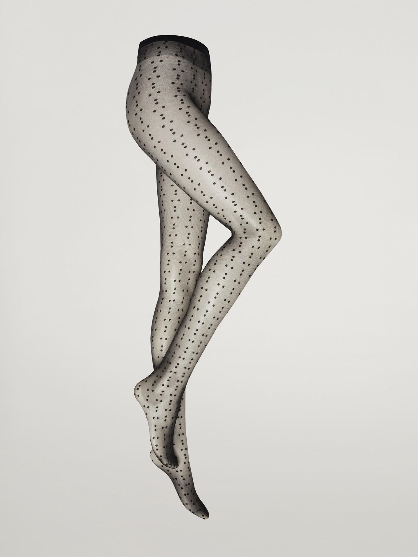 Wolford - Dots Tights, Frau, black/black, Größe: M günstig online kaufen