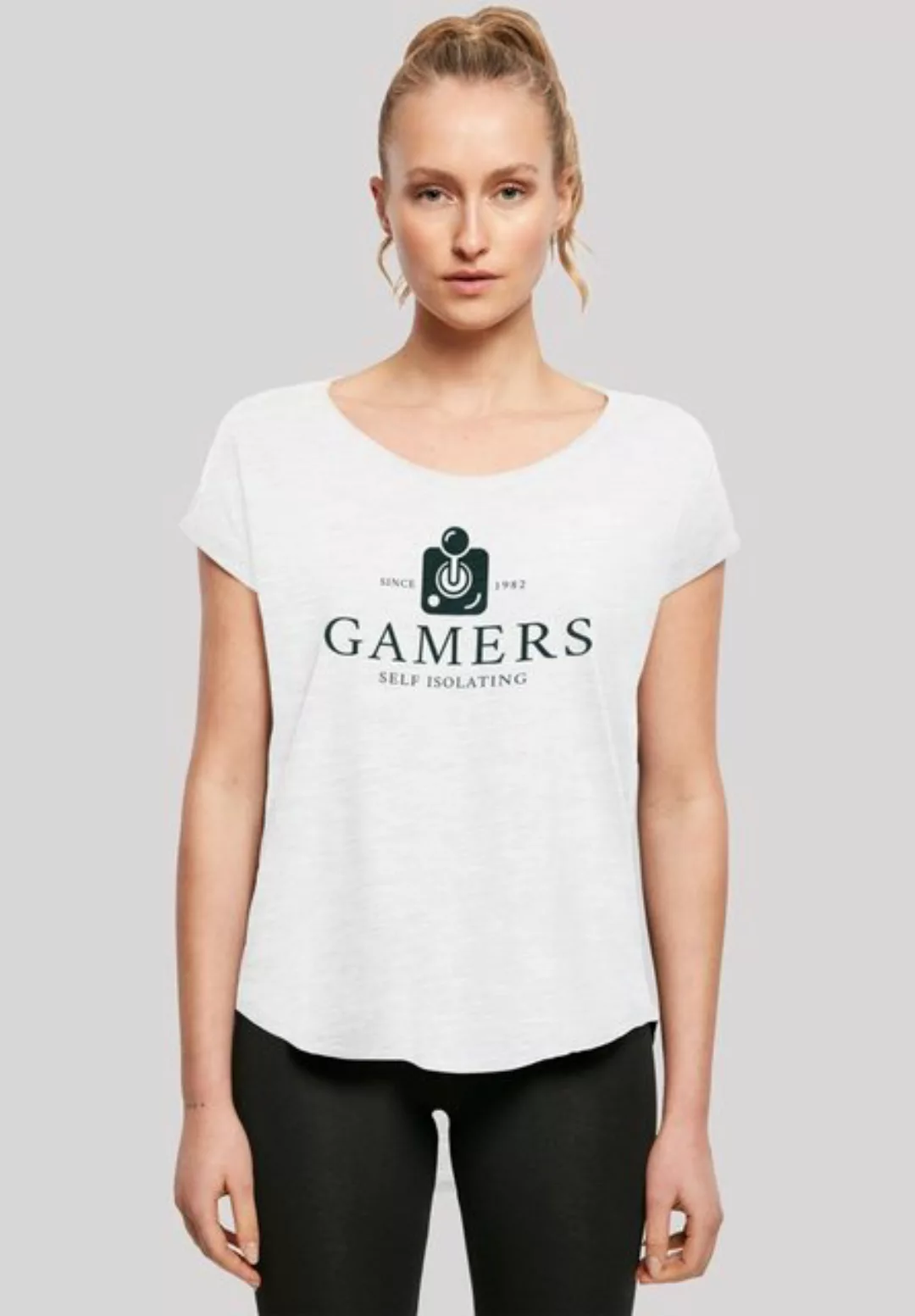 F4NT4STIC T-Shirt "Retro Gaming Gamers Self Isolating", Print günstig online kaufen