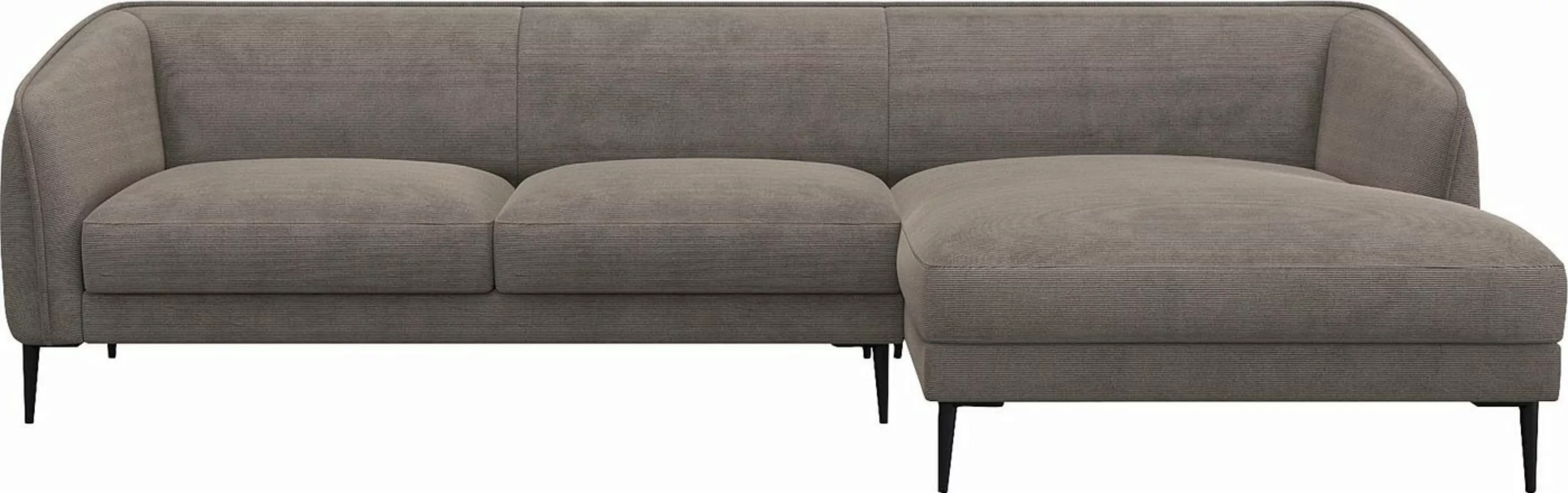 FLEXLUX Ecksofa »Belle Designsofa, L-Form, B/T 288/149 cm«, Skandinavisches günstig online kaufen