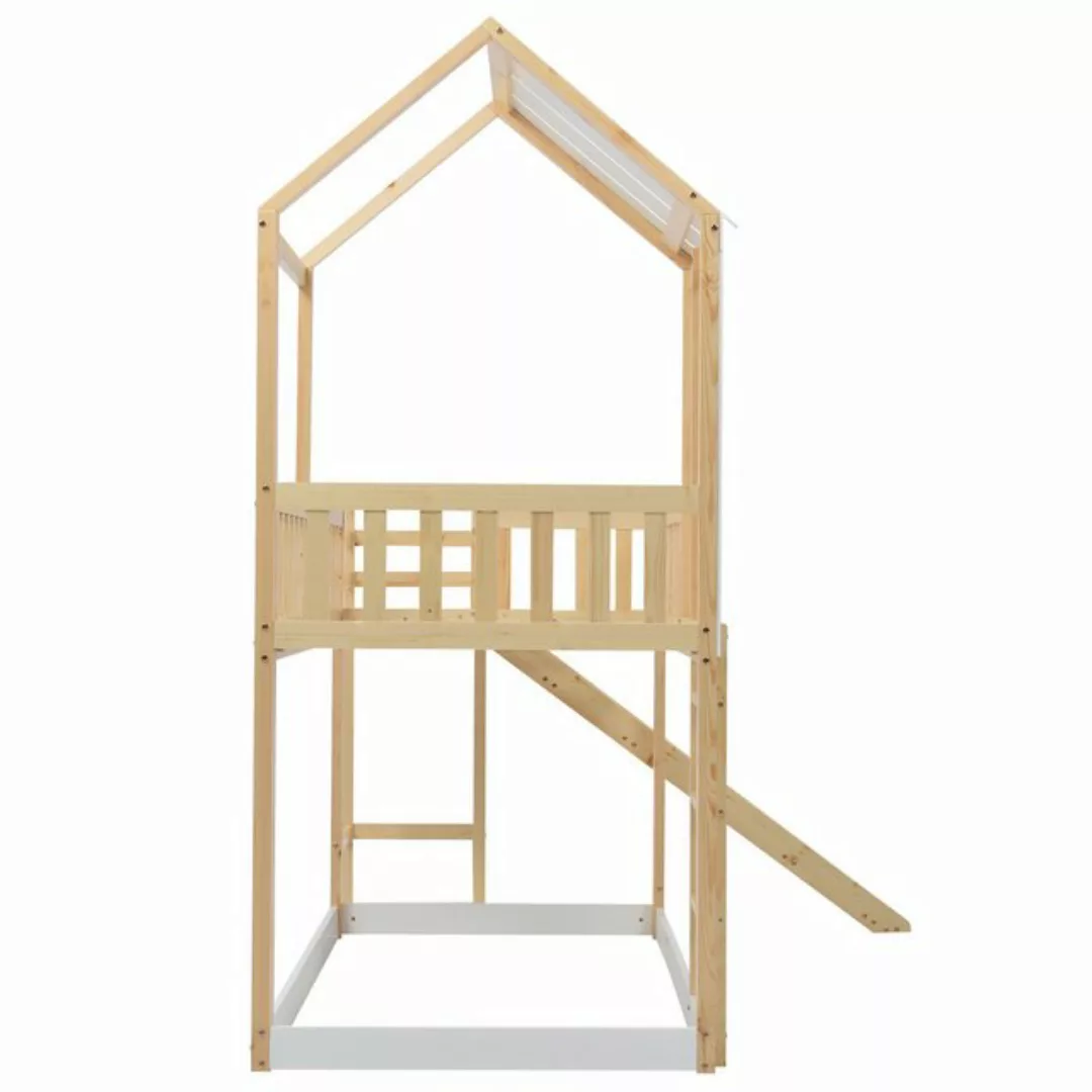 Gotagee Kinderbett Etagenbett mit Rutsche Hausbett modern Kinderbett 90x200 günstig online kaufen