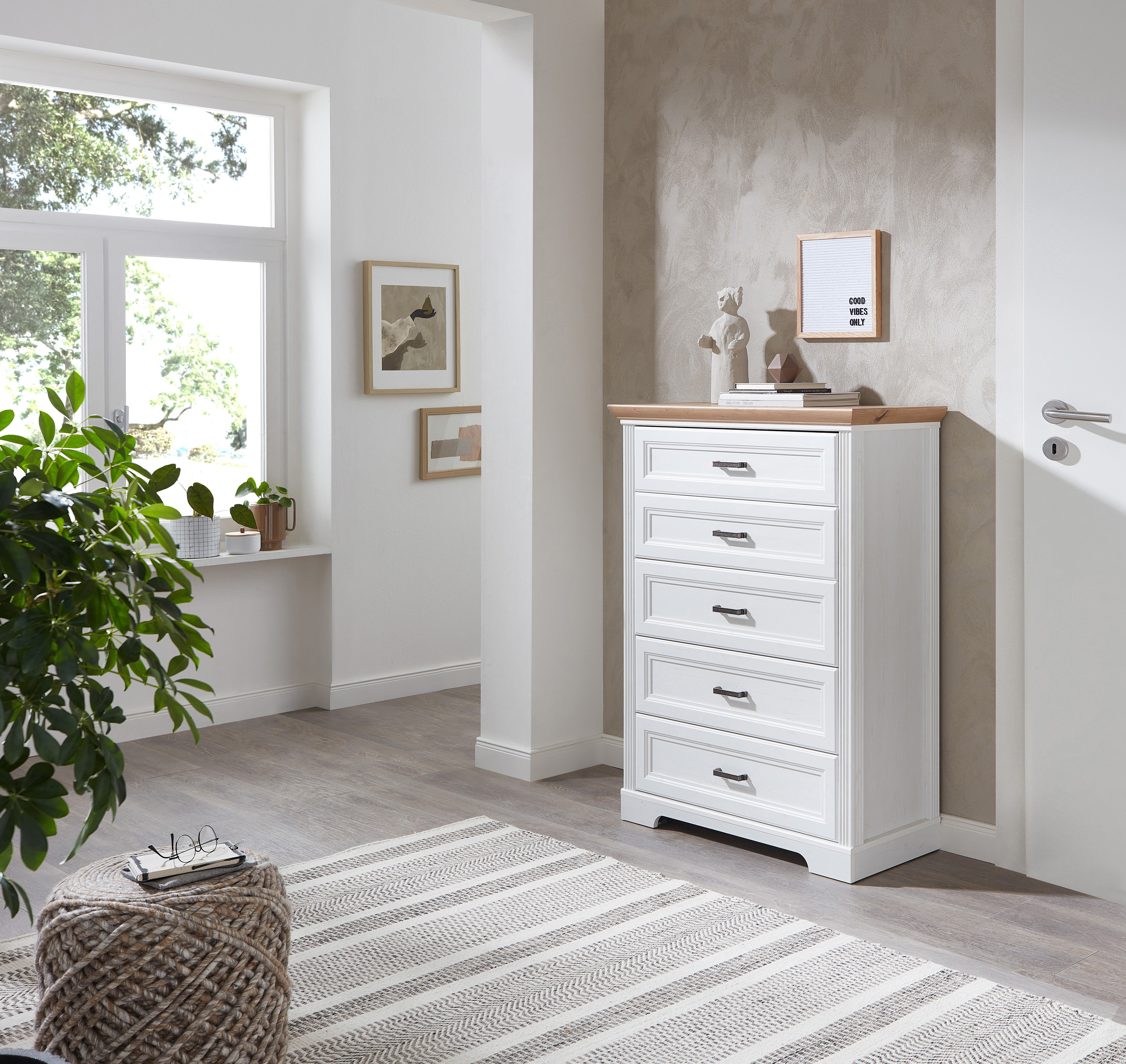 Innostyle Kommode "Jasmin", mit 5 Schubkästen günstig online kaufen