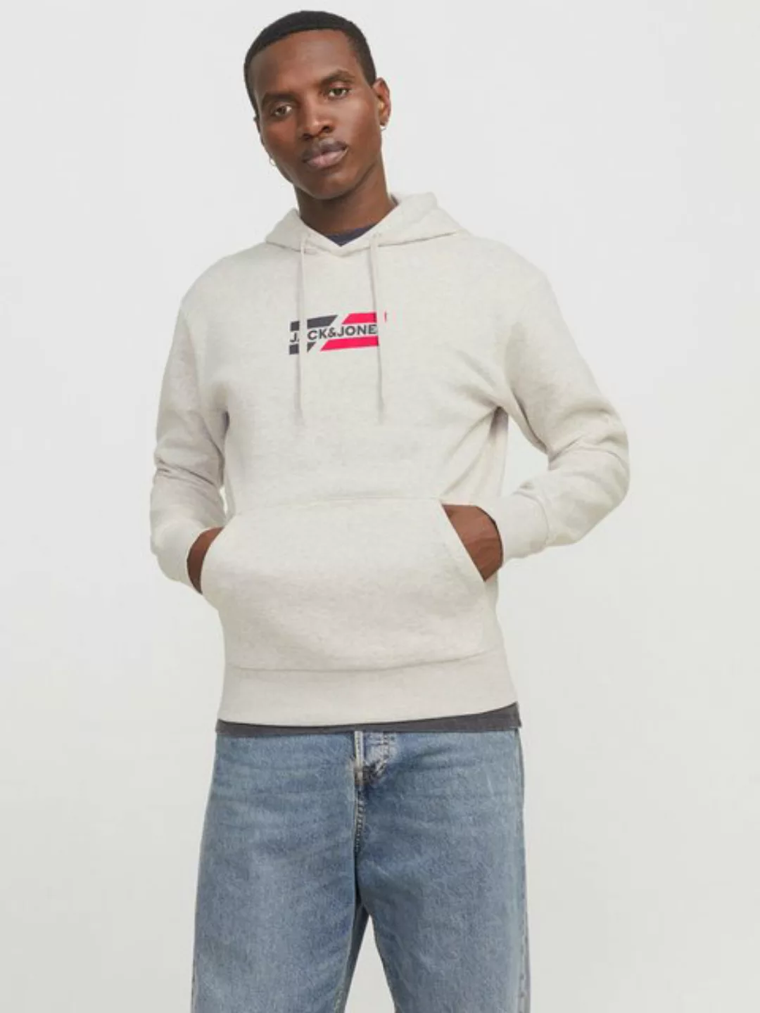 Jack & Jones Kapuzensweatshirt JJECORP GRAPHIC SWEAT HOOD NOOS mit Logo Pri günstig online kaufen