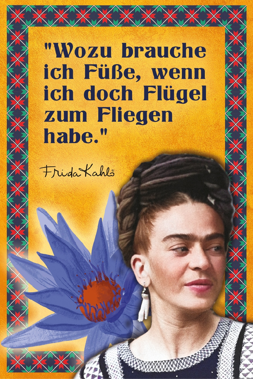 LuckyLinde Wanddekoobjekt "Frida Kahlo - Flügel", (1 St.), Exklusive JANOSC günstig online kaufen