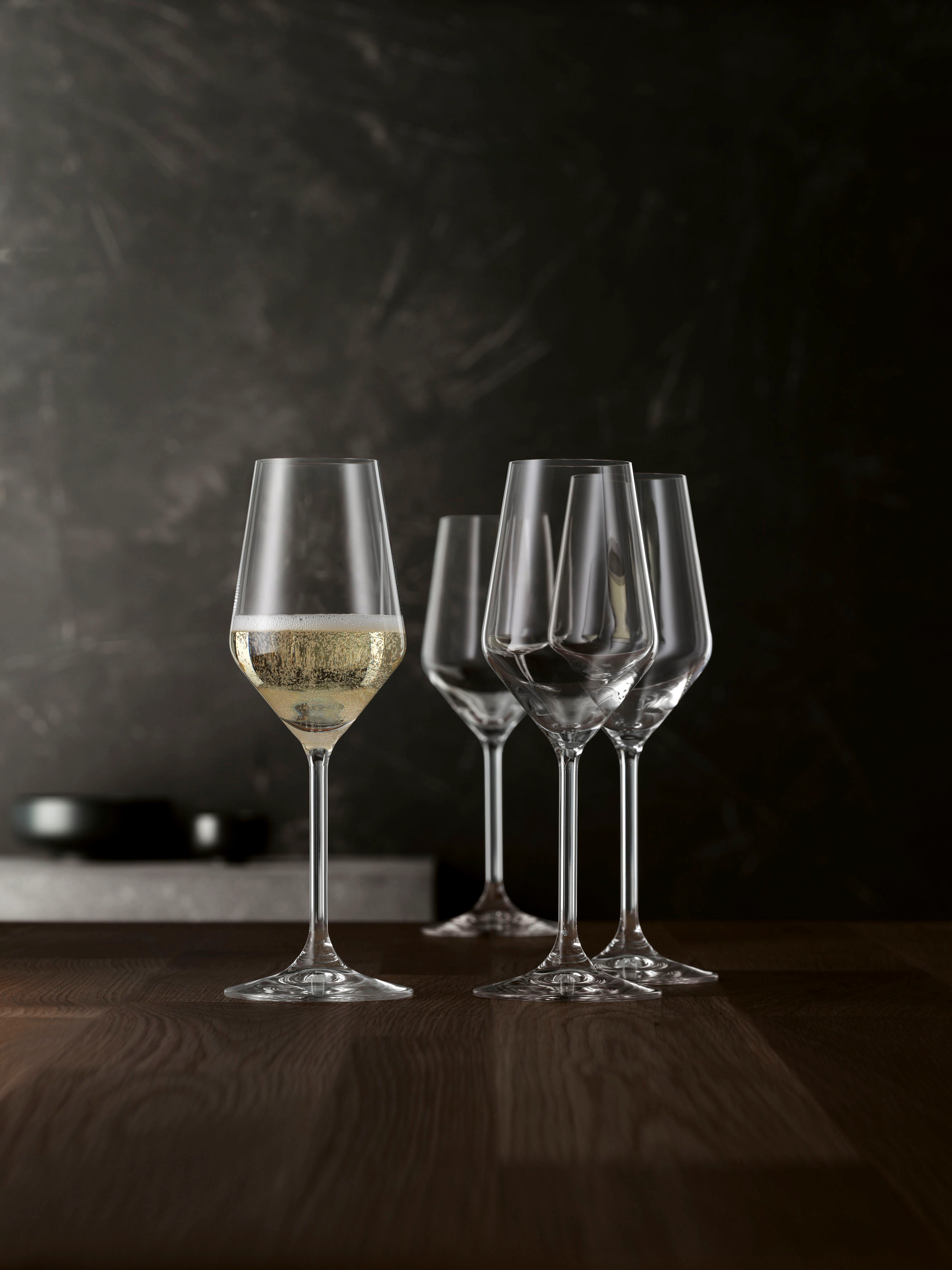 SPIEGELAU Champagnerglas »Style«, (Set, 4 tlg., Set bestehend aus 4 Gläsern günstig online kaufen