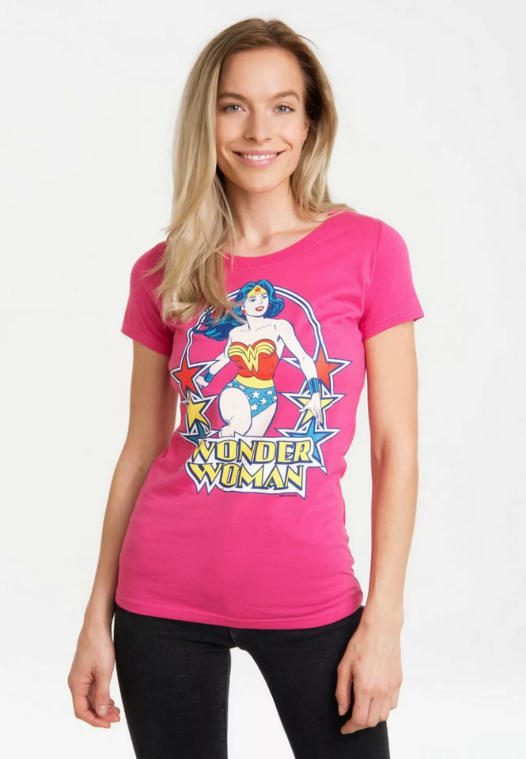 LOGOSHIRT T-Shirt Print DC Comics Wonder Woman Stars mit lizenziertem Print günstig online kaufen