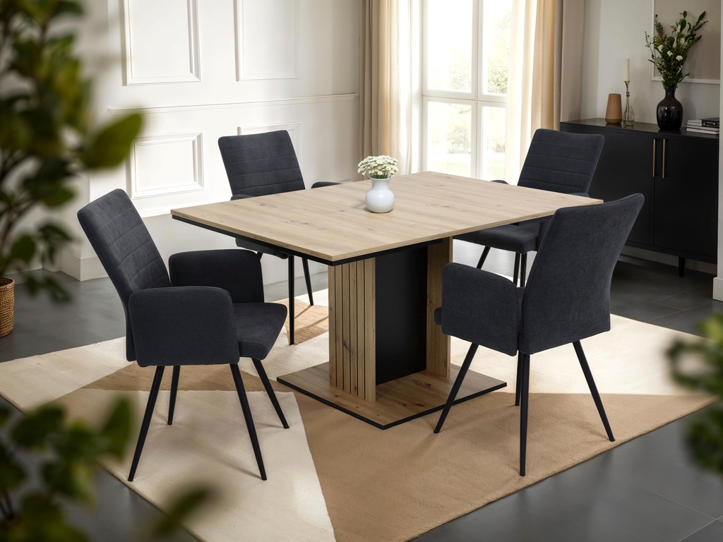 HELA 4-Fußstuhl "PARIS", (Set), 2 St., Microfaser-Flachgewebe, 4-Fuß,Rundro günstig online kaufen