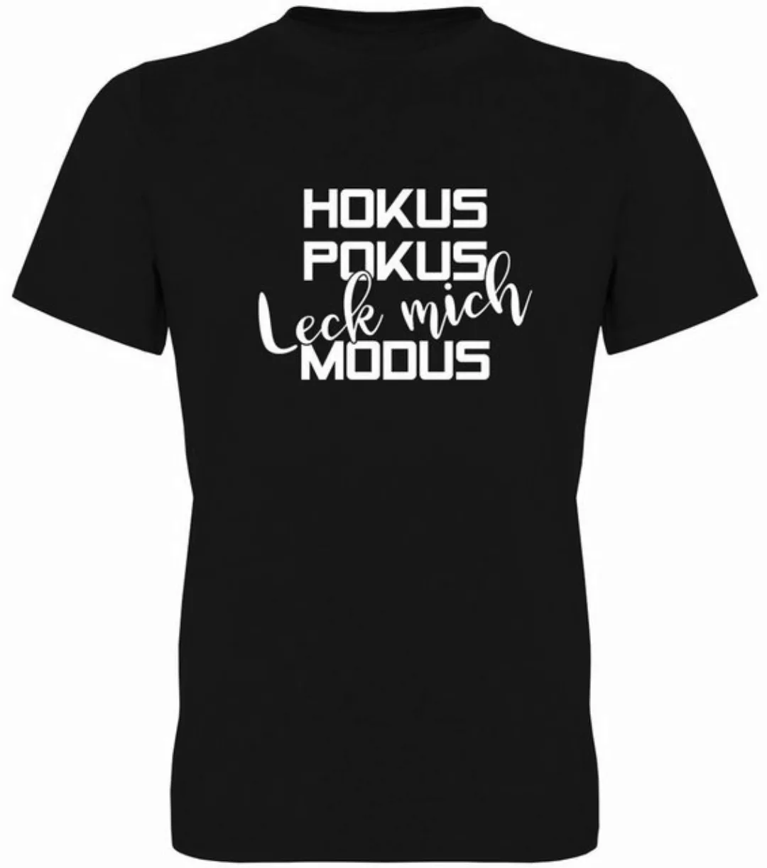 G-graphics T-Shirt Hokus Pokus -Leck mich- Modus Herren T-Shirt, mit Frontp günstig online kaufen