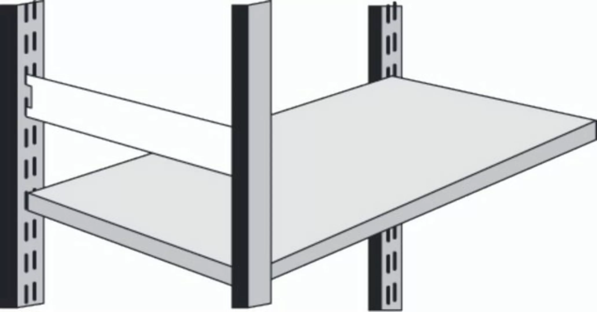 KERKMANN Aktenschrank Seitensteg für Büro-Regal Progress 2000 Tiefe 50cm li günstig online kaufen