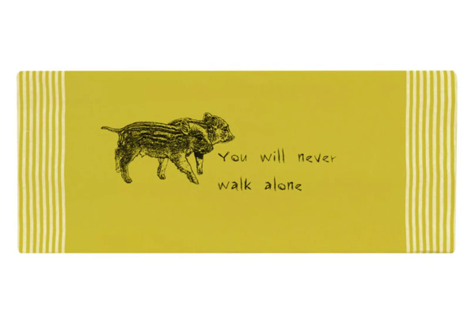 You Will Never Walk Alone! Bio-&Fair-trade-geschirrtuch günstig online kaufen
