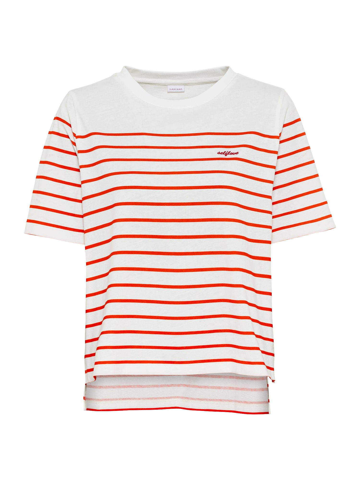 LASCANA T-Shirt mit Streifen, Kurzarmshirt aus günstig online kaufen