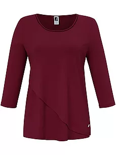 Rundhals-Shirt 3/4-Arm Anna Aura rot günstig online kaufen