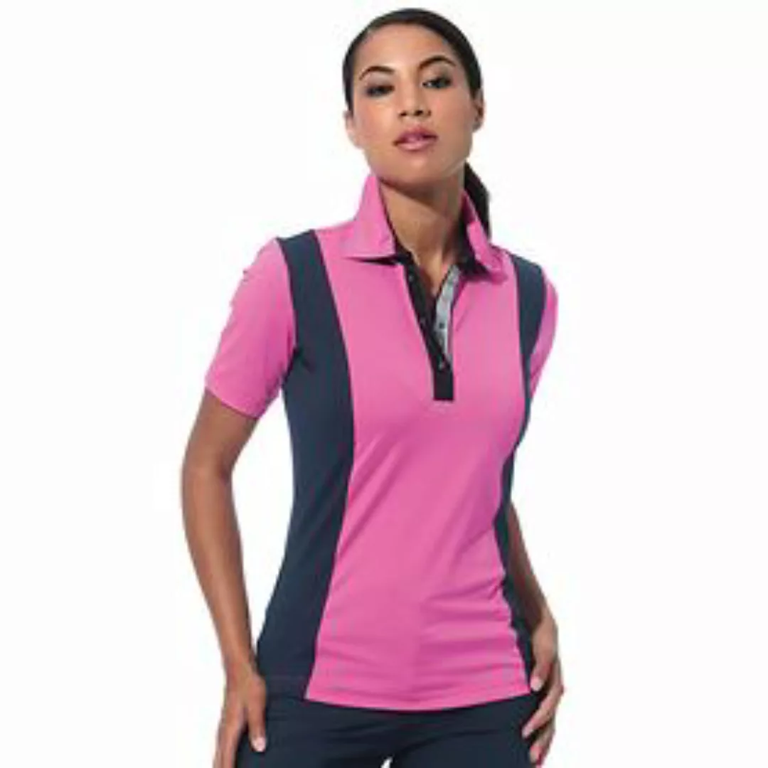 Poloshirt 'Charleen' fuchsia Gr. 42 günstig online kaufen